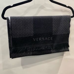 Versace unisex large scarf.